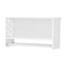 Alaterre Furniture Coventry 25"W x 14"H Bath Shelf with Two Towel Rods ANCT70WH - alternate 1